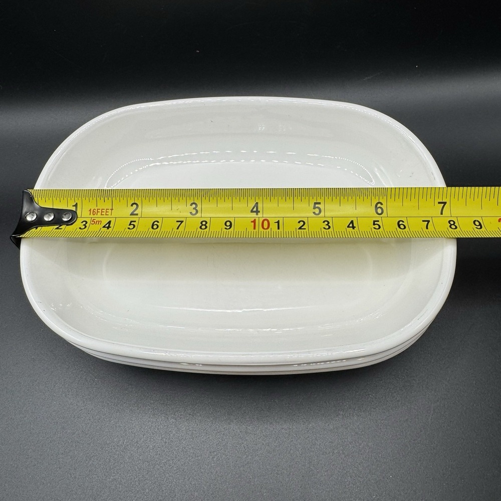 3 Vintage Corning Ware  P-140-B Baking/Snack Dishes 7" x 5" - Picture 7 of 8